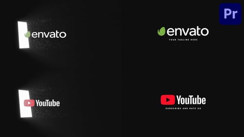 Light Beam Particle Logo Reveal