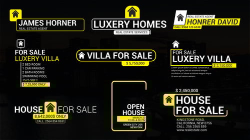Real Estate Lower Thirds