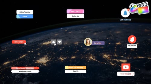 Social Media Subscribers And Lower Thirds for FCPX