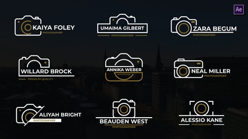 Camera Titles | After Effects