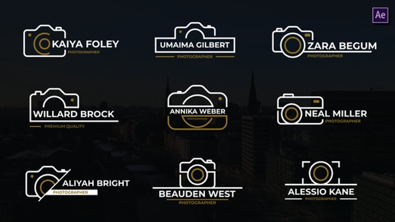 Camera Templates - Editable Video Templates - Envato