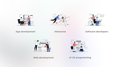 Web development - Line color concepts