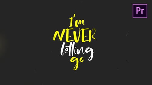 Lyric Video Template 2 - Premiere Pro