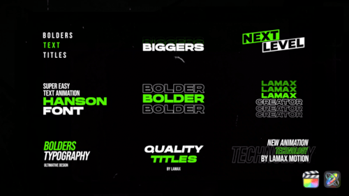 Bold Text Titles | FCP