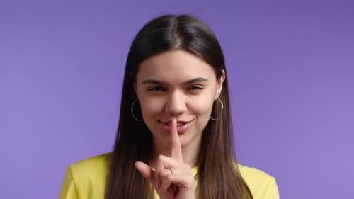 Gesto de Shhh Secret Silence