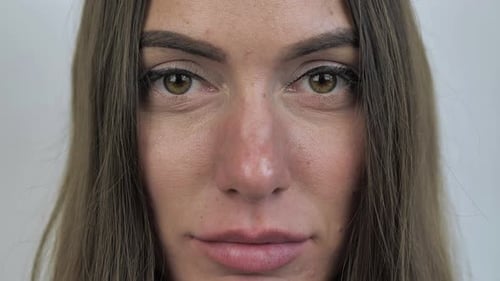 Close-up of a woman's face