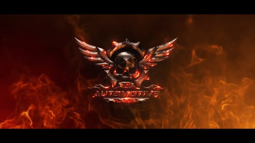 Powerful Cinematic Fire Logo Reveal Animation