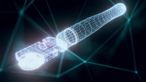 Glasscutter Hologram Close Up Hd