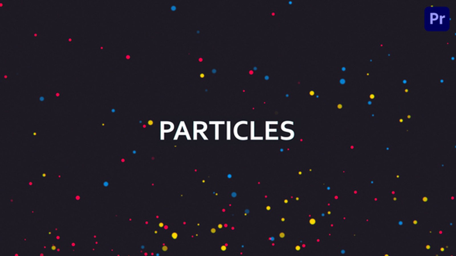 Dynamic Flowing Particle Overlays for Motion Design, Elements ft ...