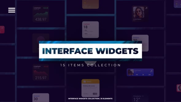 Dynamic User Interface Widgets Pack, Elements ft. widgets & UI - Envato