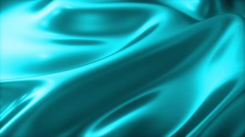 Dynamic Abstract Fluid Wave Background Loop in Teal