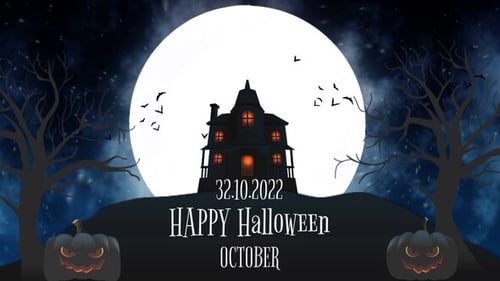 Happy Halloween Intro MOGRT