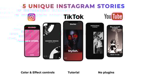 Clean Modern Instagram Story Video Animations