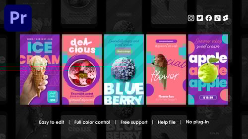 Dynamic Social Media Stories for Food and Product Promotion