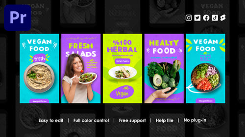 Healthy Food Marketing Instagram Story Pack