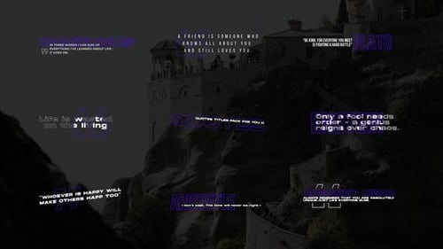 Quotes Titles | AE Template