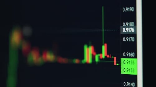 Animated Chart of the Crypto Currency Rate
