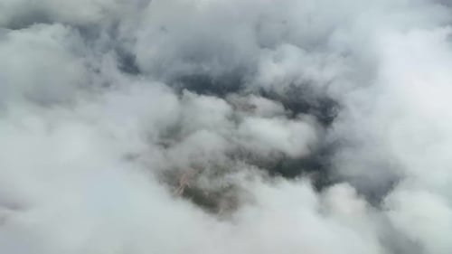Background Clouds Texture aerial view 4 K