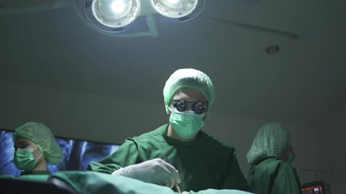 surgeon doctor team working surgical health care in hospital operation room, disease medicine health