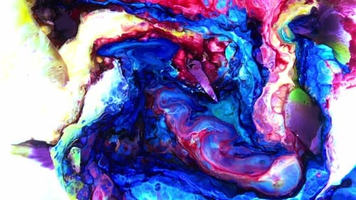 Abstract Colorful Invert Sacral Paint Exploding Texture 391