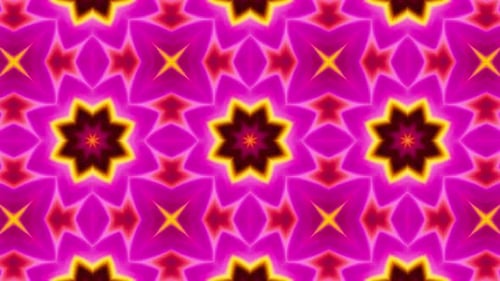 Multi Color Kaleidoscope Loop 4K 13
