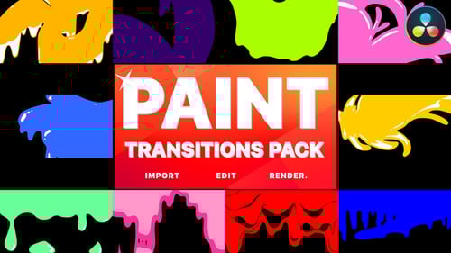Paint Transitions | DaVinci Resolve