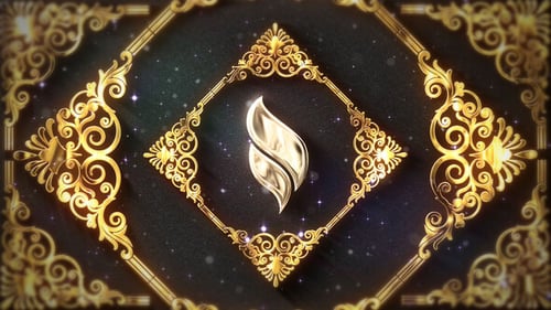 Luxury Floral Frame Logo