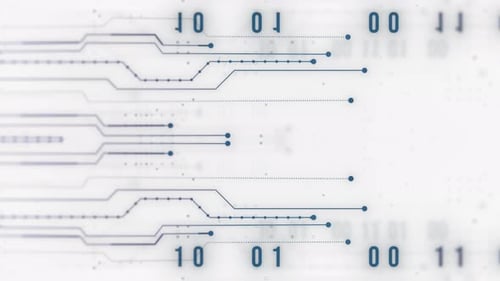 Abstract Technology Lines Data Background