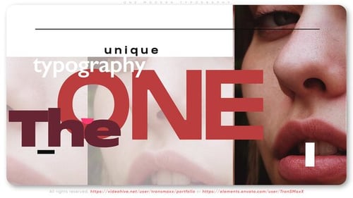 One Modern Typography