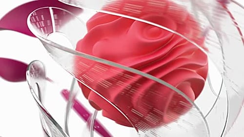 abstract elements animation video effect