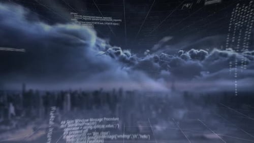 Data processing against cityscape