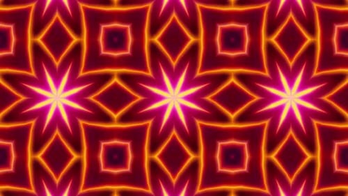 Multi Color Kaleidoscope Loop 4K 07