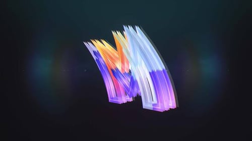 Dynamic Light Burst Logo Reveal with Clean Title