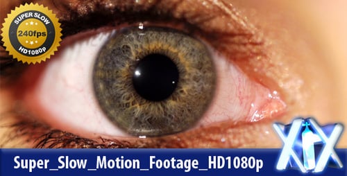 Macro Shot of Detailed Human Eye Blinking