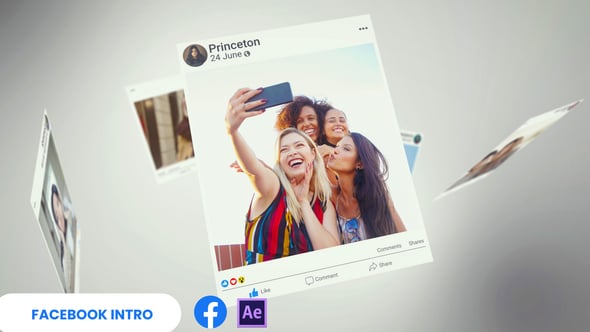 Facebook intro, Openers ft. facebook & social media opener - Envato