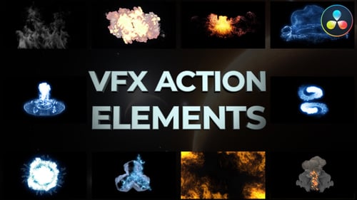 Energetic Fire and Electric Power VFX Elements Pack