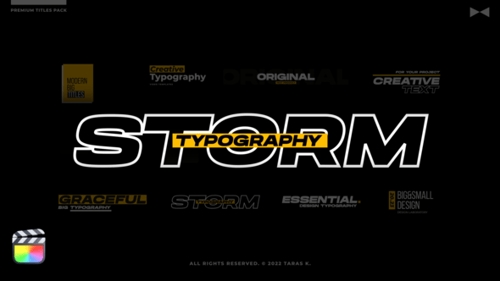 Modern Titles \ FCPX