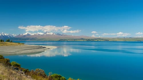 Panoramablick auf den Pukaki Lake, Neuseeland