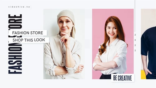 Modern Fashion Promotion Slideshow with Dynamic Text