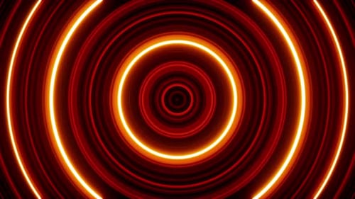 Flickering Red Circle Light