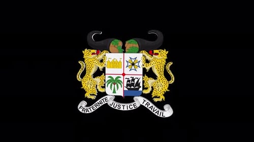 Coat Of Arms Of Benin With Alpha Channel - 4K