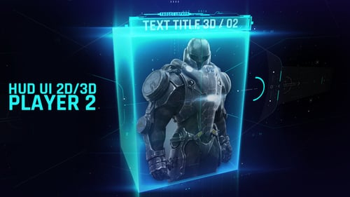 Lecteur 2d/3D HUD UI 2