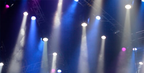 Dynamic Stage Lights with Smoke
