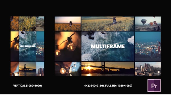 Modern Multiframe Opener, Video Displays ft. fast promo & call out - Envato