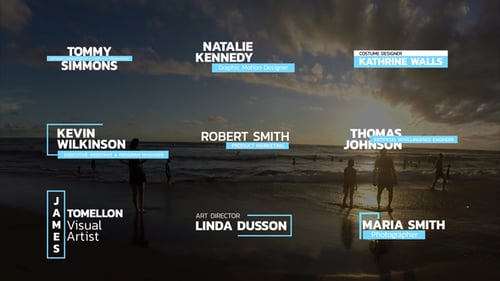 Modern Geometric Lower Thirds for Professional Videos