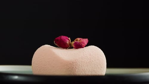 Mousse Pink Cake Cremoso Postre Primer