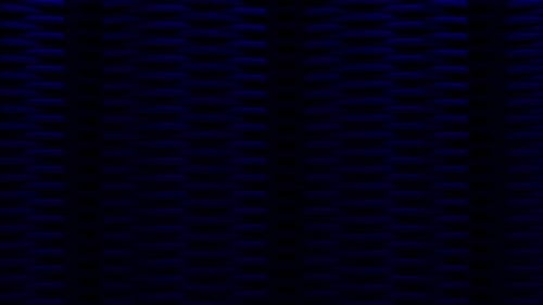 Dark Blue Abstract Background with Moving Woven Lines
