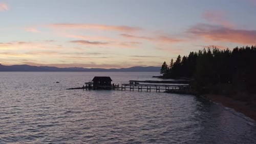 4K Boat Deck Lake