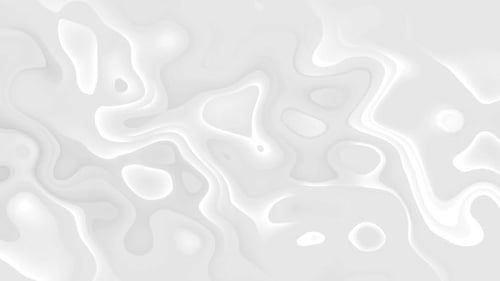 Abstract Fluid White Glowing Background Animation