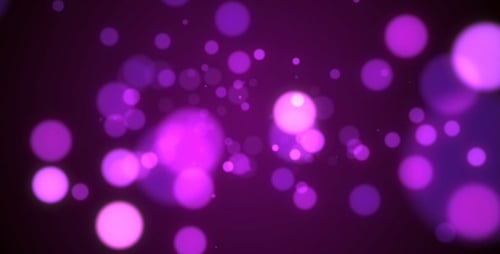 Abstract Shimmering Purple Bokeh Lights Background